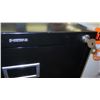 Image 2 : HON Black 4-Drawer Vertical File Cabinet 25 x 15 x 52 H. No key. Lock is broken.