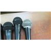 Image 8 : Qty 8 Handheld Microphones & Misc. Cables