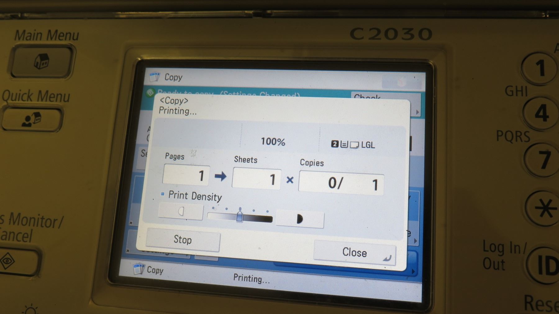 Canon C2030 Color Copy Machine - Tested Working (See Video)