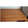 Image 3 : L-Shaped Wooden Desk Ensemble w/File Cabinet