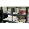 Image 1 : Contents of 2 Shelves: Paper, Binder Clips, Binders, etc.