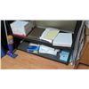 Image 2 : Contents of 2 Shelves: Paper, Binder Clips, Binders, etc.