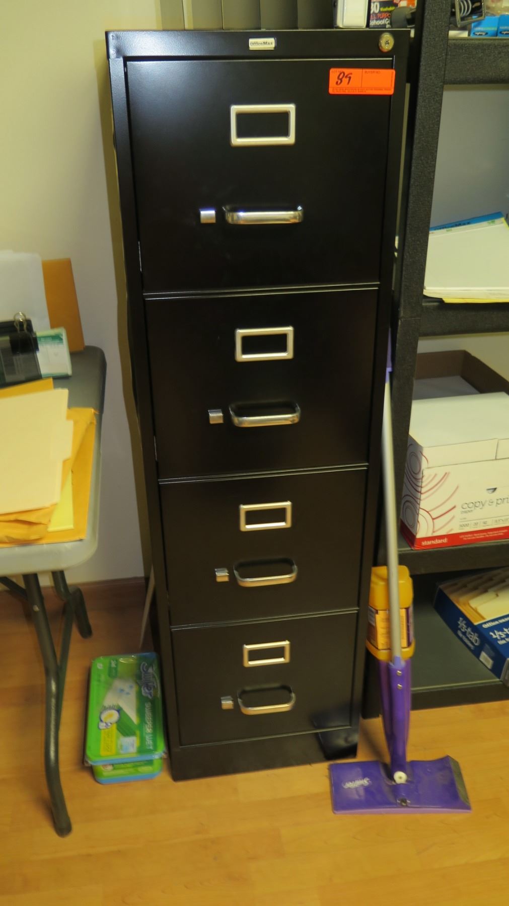 Office Max 4 Drawer Vertical File Cabinet Oahu Auctions