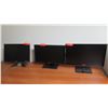 Image 1 : Qty 3 Monitors (Samsung, Dell)