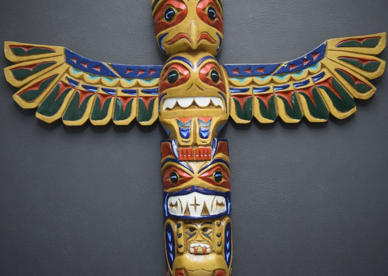 TLINGIT INDIAN TOTEM POLE Tlingit indian totem pole