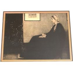 1935 Framed Print "My Mother" by Whistler