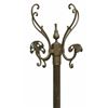 Image 2 : Gilt Brass Hall Tree With Coat & Hat Rack