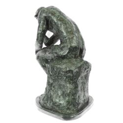 Massive Extra Large Rodin Thinker Famous Work Artwork Bronze Sculpture Marble NR
