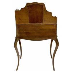 French Louis Xv Style Marquetry Secretary Desk