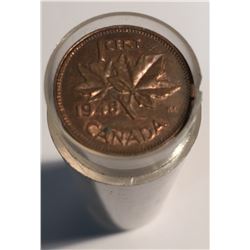 Canada 1940s and 1950s 1 Cent Circulated Roll (50 pcs)