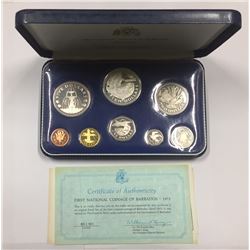 Barbados 1973 Proof 8 Coin Set