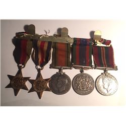 WWII Medal Set 5 Medals
