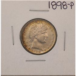1898 Barber Quarter Coin