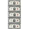 Image 1 : Lot of (5) 1953 $2 Legal Tender Notes