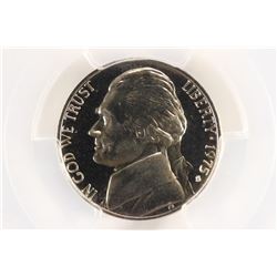 1975-S JEFFERSON NICKEL PCGS PR69 DCAM