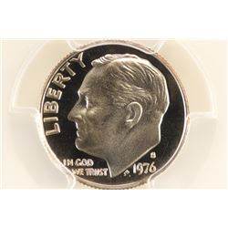 1976-S ROOSEVELT DIME PCGS PR69 DCAM