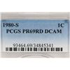 Image 3 : 1980-S LINCOLN CENT PCGS PR69RD DCAM