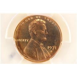 1971-S LINCOLN CENT PCGS PR68RD