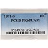 Image 3 : 1971-S ROOSEVELT DIME PCGS PR68 CAM
