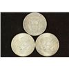 Image 2 : 3-90% 1964 SILVER KENNEDY HALF DOLLARS