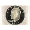 Image 1 : 1971-S IKE SILVER DOLLAR PCGS PR68 DCAM