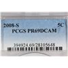 Image 3 : 2008-S JEFFERSON NICKEL PCGS PR69 DCAM