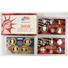 Image 1 : 2008 US SILVER PROOF SET (WITH BOX) 14 PIECES