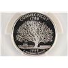Image 1 : 1999-S SILVER CONNECTICUT QUARTER PCGS PR69 DCAM