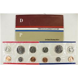 1984 US MINT SET (UNC) P/D (WITH ENVELOPE)