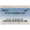 Image 3 : 1985-S ROOSEVELT DIME PCGS PR69 DCAM