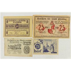 AUSTRIA 2-1920-20 HELLERS, 1919-25 HELLER AND