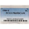 Image 3 : 1986-S JEFFERSON NICKEL PCGS PR69 DCAM