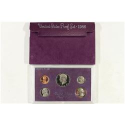 1986 US PROOF SET (WITH BOX)