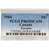 Image 3 : 1984 CANADA TORONTO SILVER DOLLAR PCGS PR69 DCAM