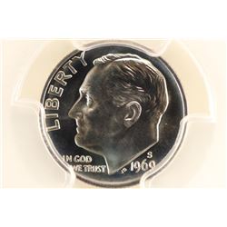 1969-S ROOSEVELT DIME PCGS PR69