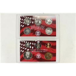 2002 US SILVER PROOF SET (WITH NO BOX)