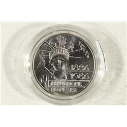 1986 FRANCE SILVER PIEDFORT LIBERTY 100 FRANCS BU