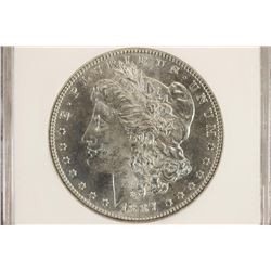 1887 MORGAN SILVER DOLLAR NGC MS63