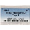 Image 3 : 1981-S TYPE I JEFFERSON NICKEL PCGS PR69 DCAM