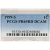Image 3 : 1999-S LINCOLN CENT PCGS PR69RD DCAM