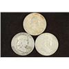 Image 1 : 1954,59-D & 63-D FRANKLIN HALF DOLLARS