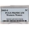 Image 3 : 2005-S WESTERN WATERS NICKEL PCGS PR69 DCAM
