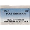 Image 3 : 1974-S ROOSEVELT DIME PCGS PR69 DCAM