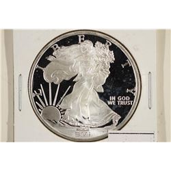 1 TROY OZ .999 FINE SILVER PROOF ROUND SMI