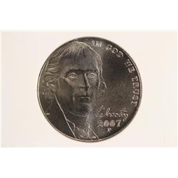 2007-P SMS JEFFERSON NICKEL NGC MS66 6FS
