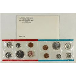 1971 US MINT SET (UNC) P/D/S (WITH ENVELOPE)