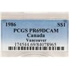Image 3 : 1986 CANADA VANCOUVER SILVER DOLLAR PCGS PR69 DCAM