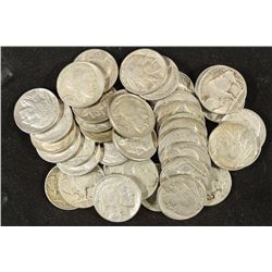 ROLL OF 40 FULL DATE 1930'S BUFFALO NICKELS