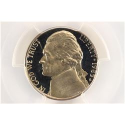 1985-S JEFFERSON NICKEL PCGS PR69 DCAM