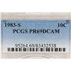 Image 3 : 1983-S ROOSEVELT DIME PCGS PR69 DCAM